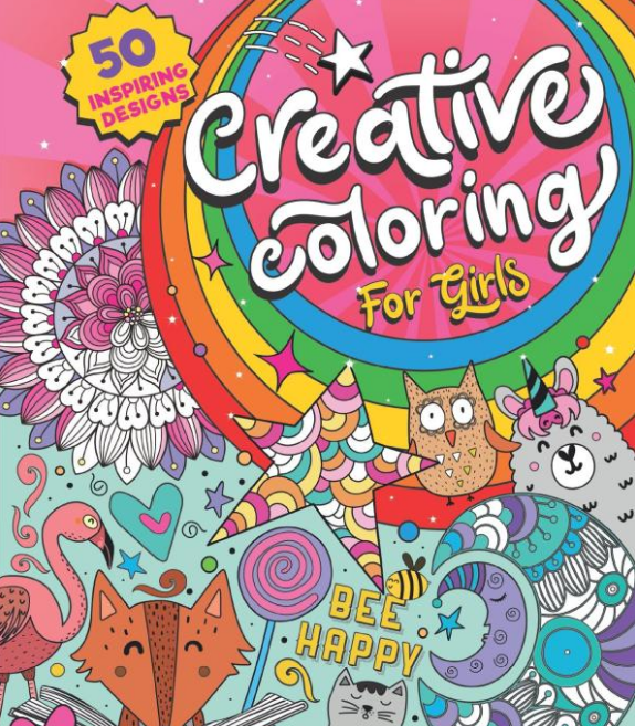 A coloring book for tweens and girls